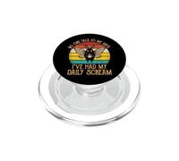No One Talk To Me Until I've Had My Daily Scream PopSockets PopGrip per MagSafe