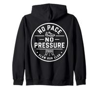 No Pace No Pressure per Corridore Lento Run Club Felpa con Cappuccio