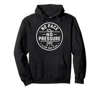 No Pace No Pressure per Corridore Lento Run Club Felpa con Cappuccio