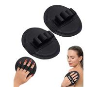 No-Pain Exfoliating Bath Scrubber Pads Rubber Body Scrub Shower Glove