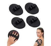 No-Pain Exfoliating Bath Scrubber Pads Rubber Body Scrub Shower Glove