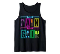 No Pain No Gain Fitness Gym Inspirational Motivation Quotes Canotta