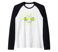 No Pain No Gain Fun Workout with Gym Bunny Maglia con Maniche Raglan