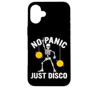 No Panic Just Disco Funny Skeleton Dancing Goth Emo Funny Custodia per iPhone 16 Plus