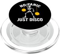 No Panic Just Disco Funny Skeleton Dancing Goth Emo Funny PopSockets PopGrip per MagSafe