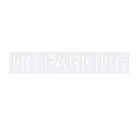 No Parking Silicone Stencil | 40x226cm, 12-Inch Letters | Reusable Pavement Marking Template For Fire Lane | Asphalt & Concrete Sign
