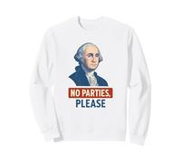 No Party Please George Washington Felpa