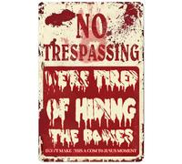 No pasar, estamos cansados de ocultar los cuerpos, cartel de hojalata vintage, placa artística para decoración de pared, aspecto divertido, regalos para cafetería, hogar, cocina, baño, granja, jardín