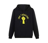 No Pasaran As Worn By Pussy Riot Sweatshirt Pullover Cotton Blend Hoody Sweatershirt Black L