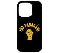 No Pasaran They Shall Not Pass Raised Fist Resistere Anti Trump Custodia per iPhone 14 Pro
