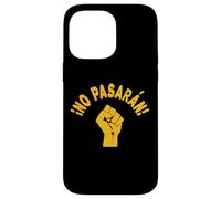No Pasaran They Shall Not Pass Raised Fist Resistere Anti Trump Custodia per iPhone 14 Pro Max