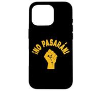No Pasaran They Shall Not Pass Raised Fist Resistere Anti Trump Custodia per iPhone 16 Pro