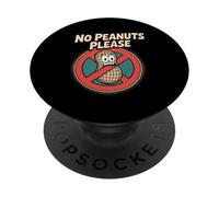 No Peanuts Please Allergy Warning Alert Awareness --- PopSockets PopGrip Adesivo