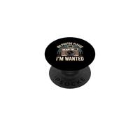 No Photos Please I'm Wanted Sassy Camera Puns - PopSockets PopGrip Adesivo