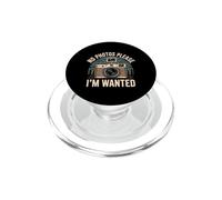 No Photos Please I'm Wanted Sassy Camera Puns - PopSockets PopGrip per MagSafe