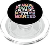 No Photos Please I'm Wanted Sassy Camera Puns - PopSockets PopGrip per MagSafe