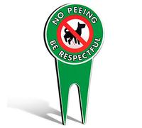 No pipì/Pooping/incrostazioni be Respectful Dog Sign No Peeing