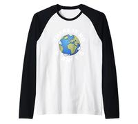 No Planet B - Salvare la Terra, la Pace, Animali, Ambiente Maglia con Maniche Raglan