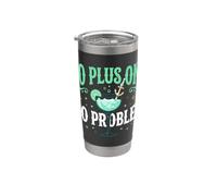 No Plus One Nessun problema Viaggio in vacanza per viaggiatori in crociera da solo Bicchiere termico in acciaio inox doppia parete