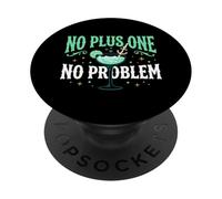 No Plus One Nessun problema Viaggio in vacanza per viaggiatori in crociera da solo PopSockets PopGrip Adesivo