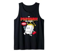 No Popcorn No Good Funny Funny Movie Time Statement Canotta