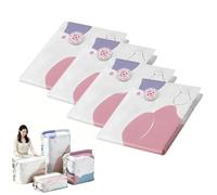 No Pump Vacuum Storage Bags, Press & Seal Space Saver Compression Bag for Clothes, Comforters, Blankets, Bedding (Large,1)