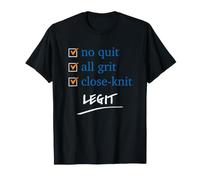 No Quit, all Grit... Legit. NY PRO Basket Maglietta
