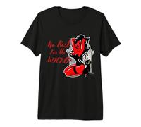 No Rest for The Wicked Devil Girl Psychobilly Maglietta Premium