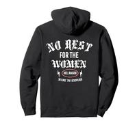 No Rest for The Women Hell Raiser Fatto per resistere - sul Retro Felpa con Cappuccio