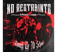 NO RESTRAINTS - THROUGH THE OLD SCHOOL ONE-SIDED BLOOD RED VINYL - Vi - K72z