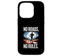 No Roads No Rules Outdoor Appassionato Corsa Custodia per iPhone 14 Pro