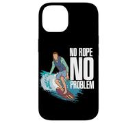 No Rope No Problem Quote Wakesurf Surf Sport Surfer Custodia per iPhone 14