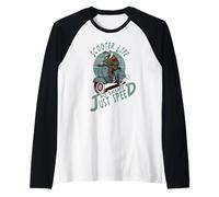 No Shame, Just Speed, Monopattino in Stile retrò Maglia con Maniche Raglan