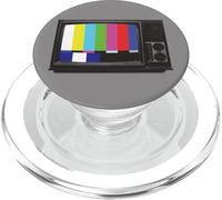 No Signal 70s 80s Television Screen Retro Vintage Funny TV PopSockets PopGrip per MagSafe