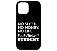 No Sleep Money Life Microbiologia Scienze Studente Custodia per iPhone 12 Pro Max