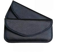 No Snooping Allowed Faraday - Custodia a portafoglio con blocco del segnale RFID, per proteggere la privacy del telefono cellulare e chiavi dell'auto, anti-tracciamento, anti-spionaggio (nero)