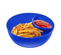 No-Soggy Ciotola per cereali - Ciotole per assaggiare e salsa, ciotola per salsa impilabile, per zuppa e panino, ciotole per salse per pane, contenitori divisi