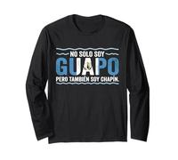 No Solo Soy Guapo Pero Tambien Soy Chapin Guatemala Flag Maglia a Manica
