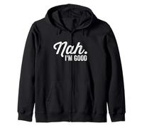 No, Sono Bravo a Dire Una Dichiarazione sarcastica Che passerò Felpa con Cappuccio