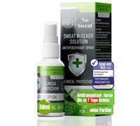 NO SWEAT Massima forza, potente deodorante per il trattamento di sudorazione eccessiva e iperidrosi, dura fino a 7 giorni -50 ml)