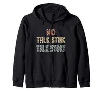 No Talk Stink, Talk Story Hawaiian Pidgin Hawaii Creolo Felpa con Cappuccio