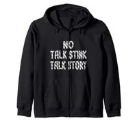 No Talk Stink, Talk Story Hawaiian Pidgin Hawaii Creolo Felpa con Cappuccio