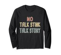 No Talk Stink, Talk Story Hawaiian Pidgin Hawaii Creolo Maglia a Manica