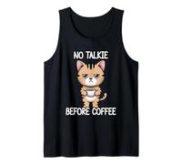 No Talkie Before Coffee Canotta
