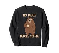 No Talkie Before Coffee Felpa