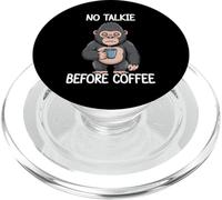 No Talkie Before Coffee PopSockets PopGrip per MagSafe