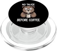 No Talkie Before Coffee PopSockets PopGrip per MagSafe