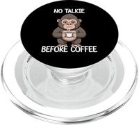 No Talkie Before Coffee PopSockets PopGrip per MagSafe
