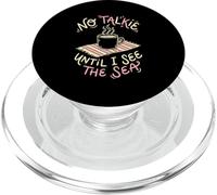 No Talkie Fino A Vedere Il Bevitore Di Caffè Di Mare Beach Goer PopSockets PopGrip per MagSafe