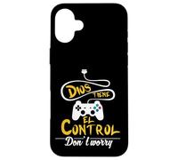 No te preocupes, Dios tiene el control. - Spanish Bible Tee Custodia per iPhone 16 Plus